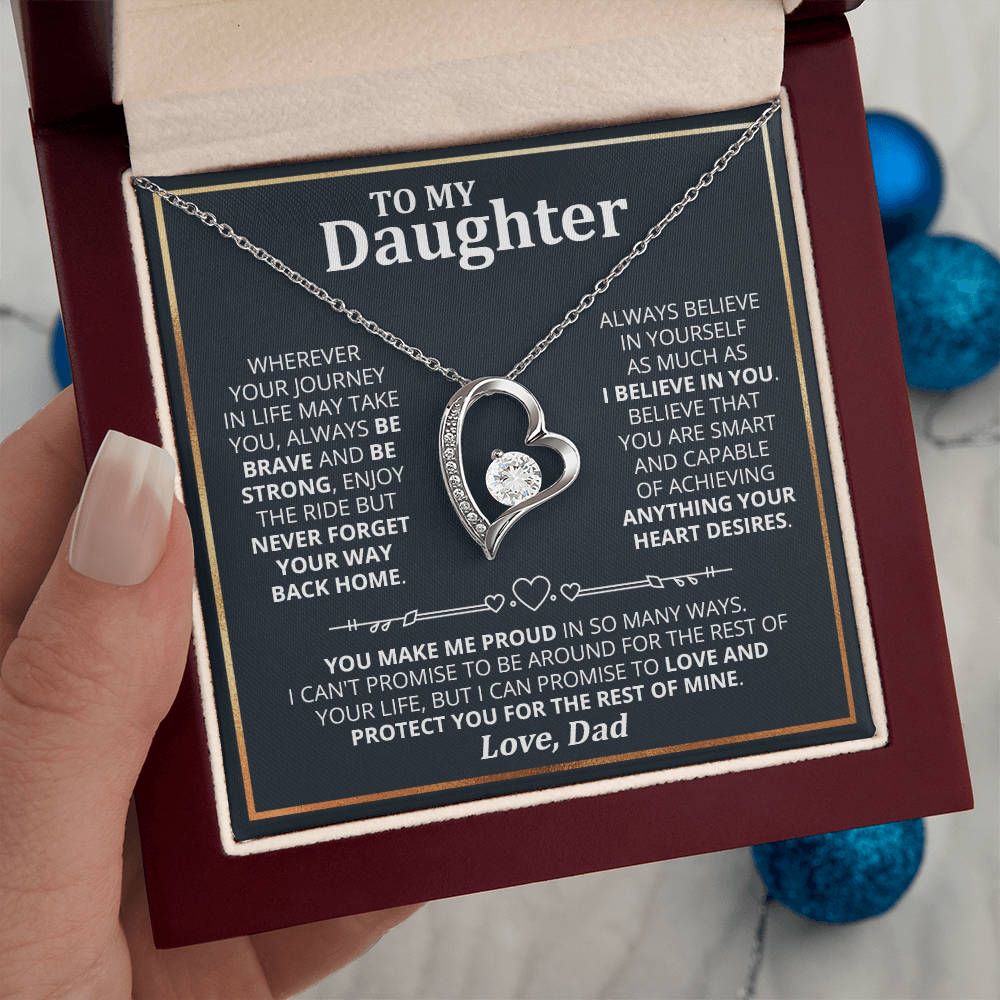 DS-1507590 - Daughter - Wherever your journey - Forever Love Necklace