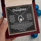 Daughter - Dad - Biggest Fan - Forever Love Necklace