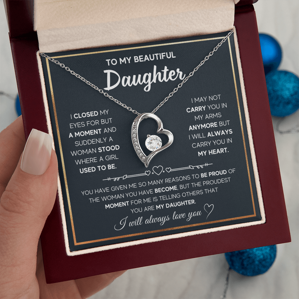 Daughter - A Moment - Forever Love Necklace