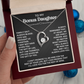 Necklace For Bonus Daughter - Forever Love Necklace - Black