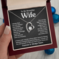 To My Wife - Breathing - Forever Love Necklace