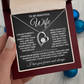 To My Wife -  I Can't Live Without You - Forever Love Necklace