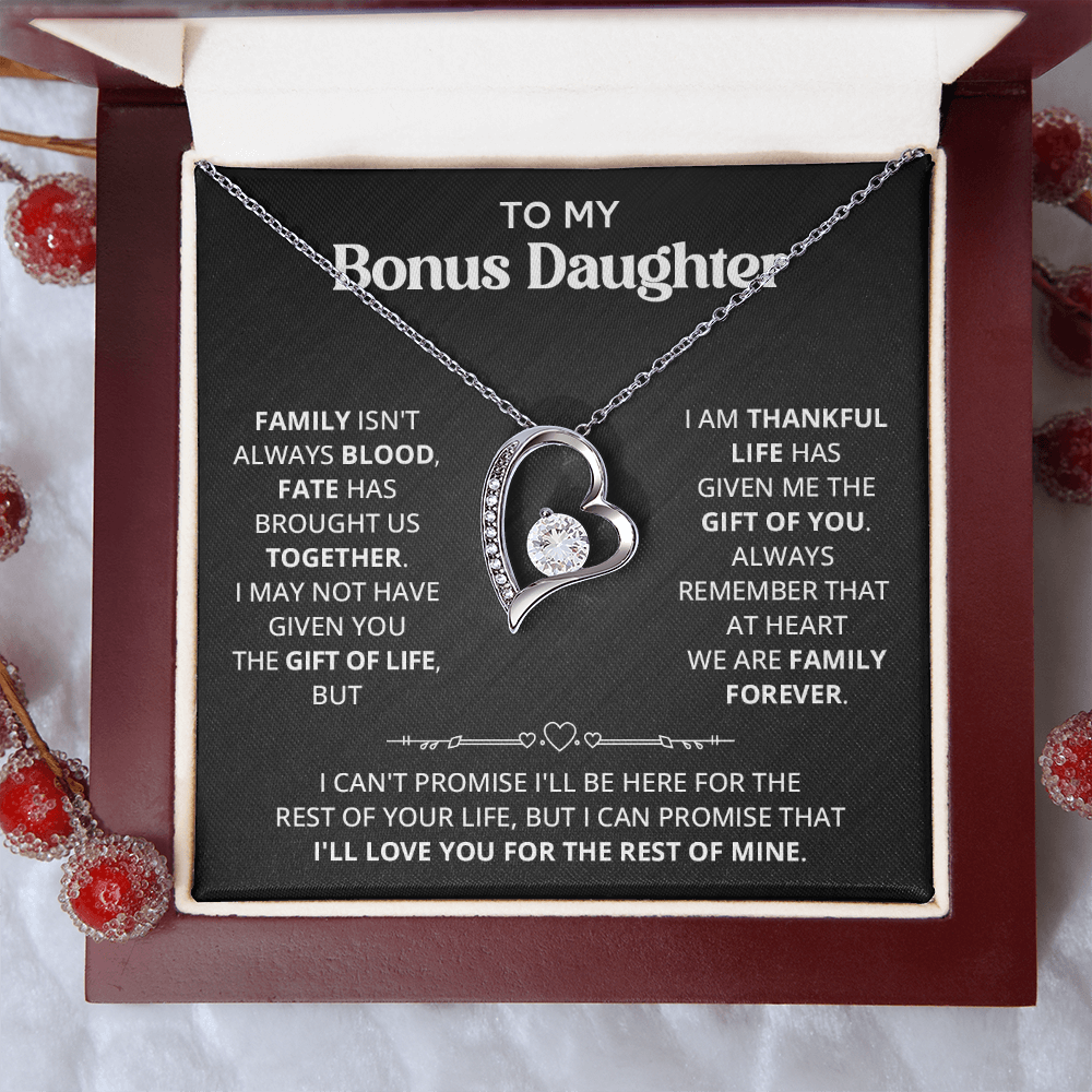 Necklace For Bonus Daughter - Forever Love Necklace