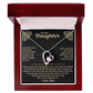 Daughter - Biggest Fan - Dad - Forever Love Necklace