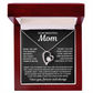Mom - Without You There Is No Me - Forever Love Necklace