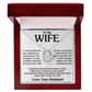 To My Wife - Best Thing - Forever Love Necklace