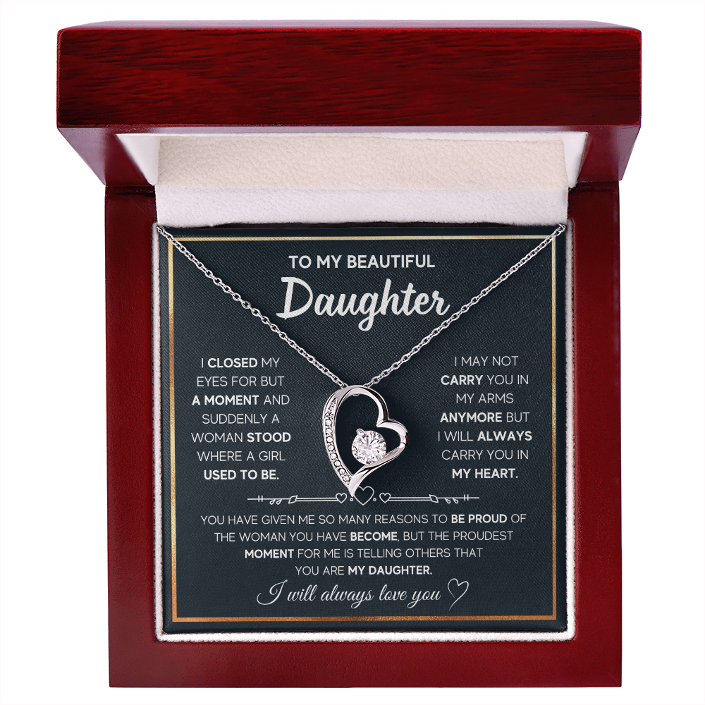 Daughter - A Moment - Forever Love Necklace