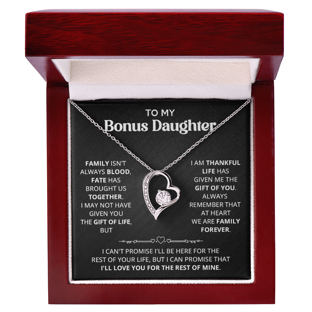 Necklace For Bonus Daughter - Forever Love Necklace