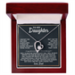 To My Daughter - I Am Not The Dad - Forever Love Necklace
