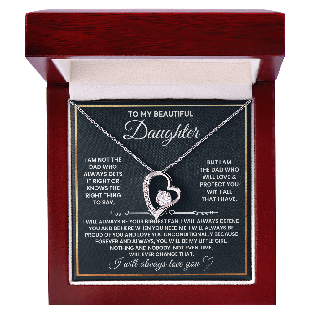 DS-1507599 - Daughter - Biggest fan - Forever Love Necklace