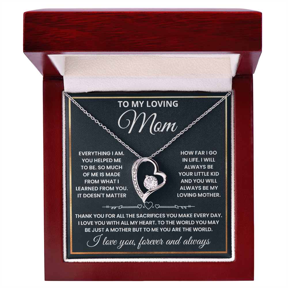 Mom - Everything I Am - Forever Love Necklace