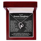 Necklace For Bonus Daughter - Forever Love Necklace - Black