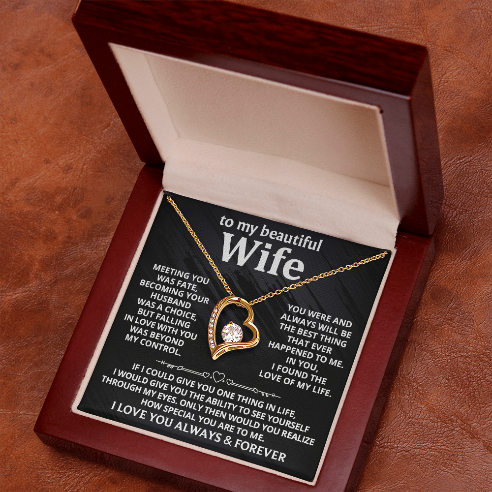 DS-1509040 - Wife - Meeting you  - Forever Love Necklace
