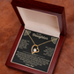 Daughter - Biggest Fan - Dad - Forever Love Necklace