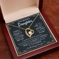 Daughter - I closed My Eyes - Forever Love Necklace