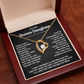 Necklace For Bonus Daughter - Forever Love Necklace - Black