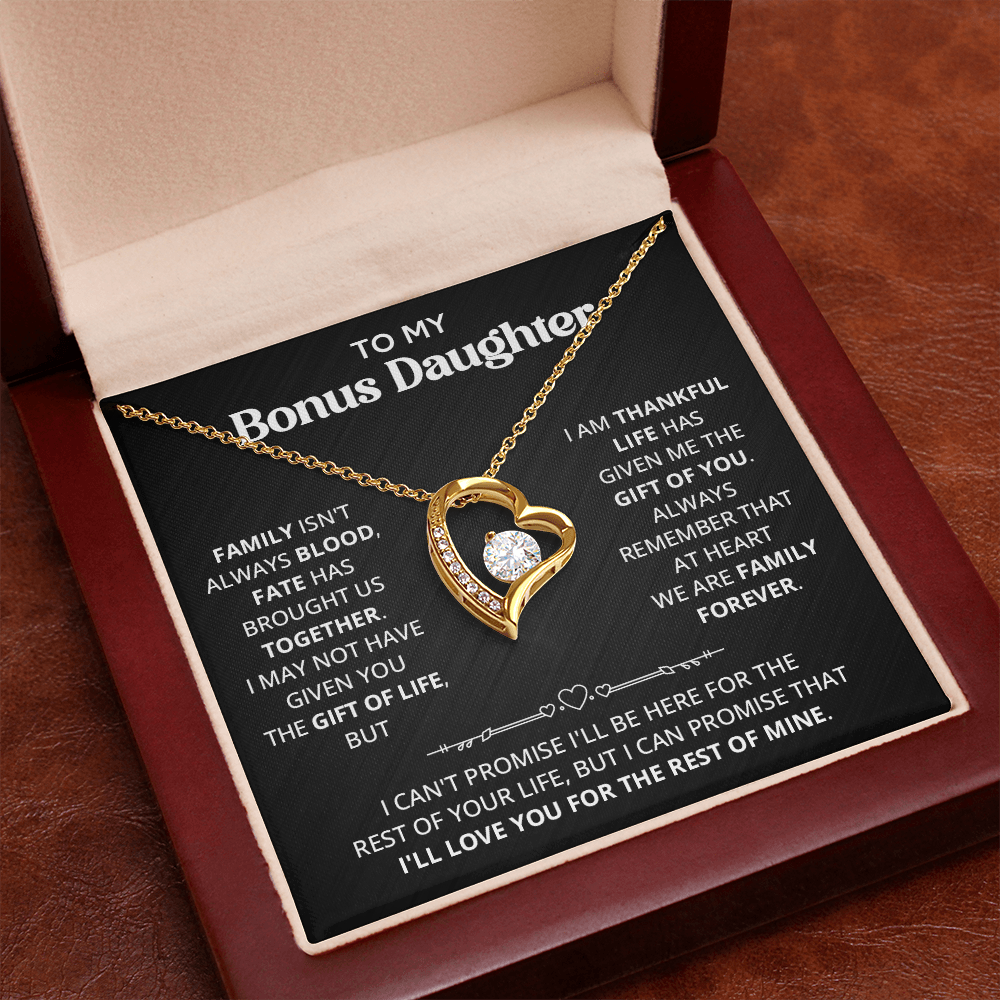 Necklace For Bonus Daughter - Forever Love Necklace