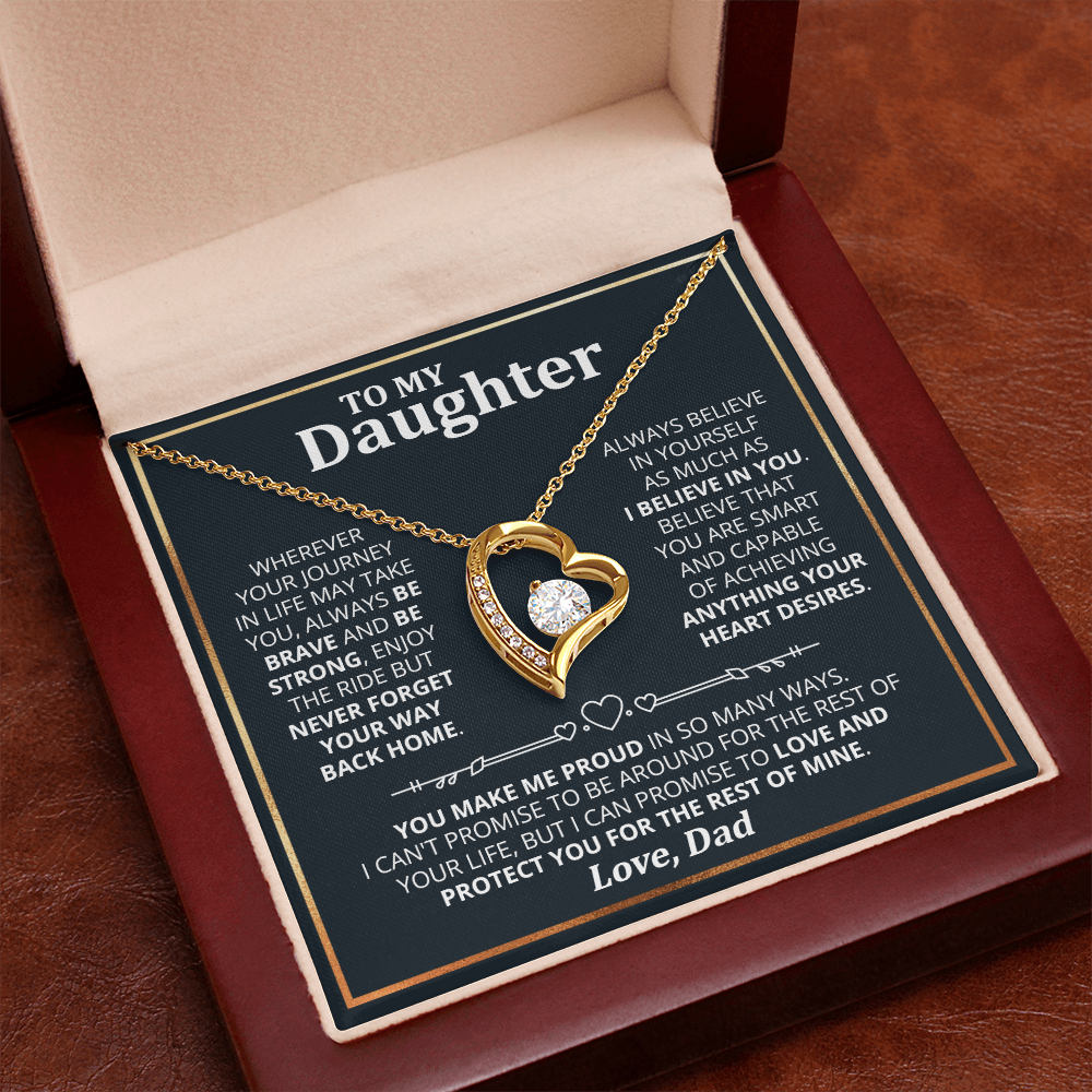 DS-1507590 - Daughter - Wherever your journey - Forever Love Necklace