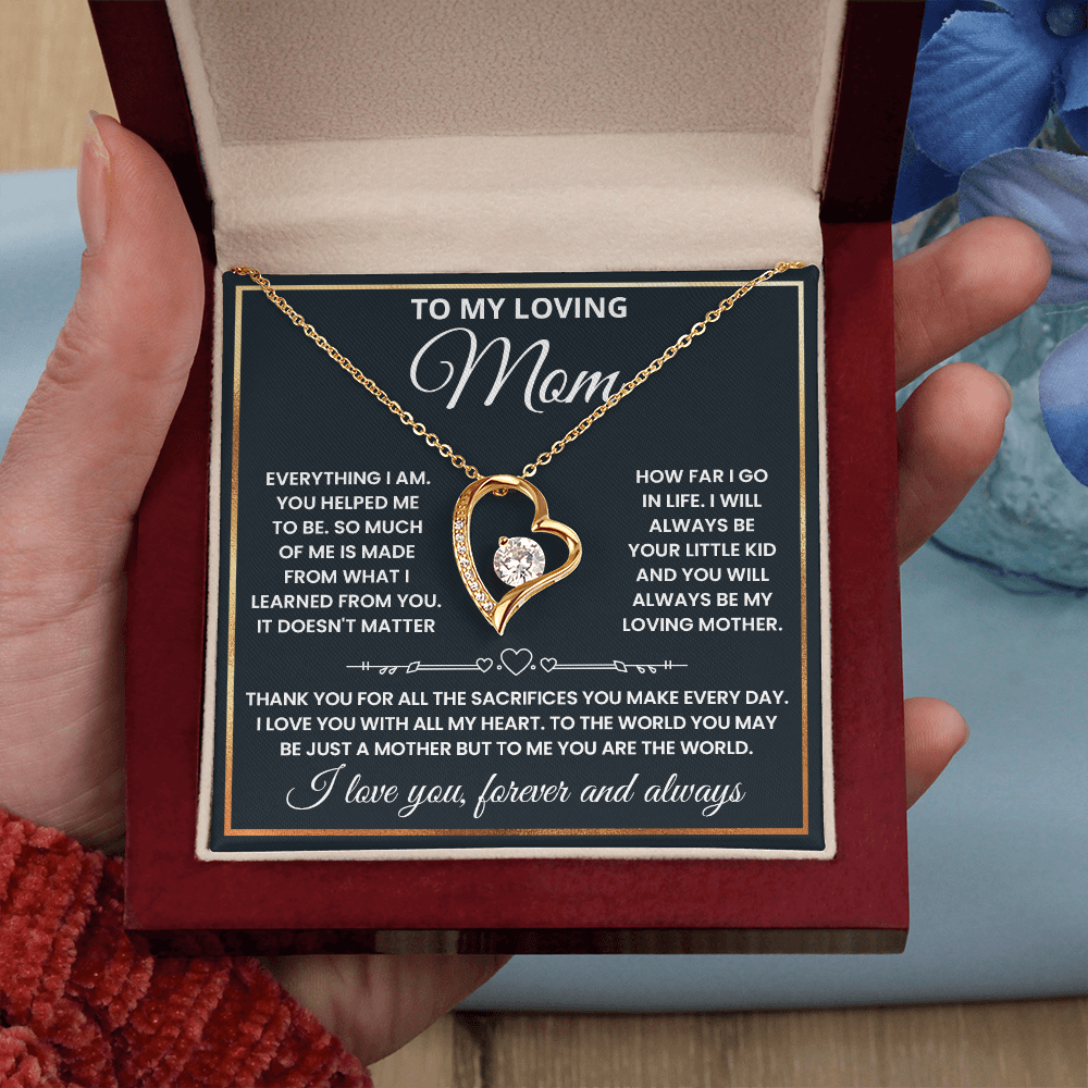 Mom - Everything I Am - Forever Love Necklace
