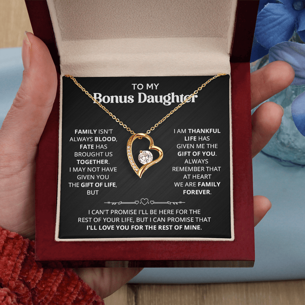 Necklace For Bonus Daughter - Forever Love Necklace