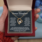 Necklace For Bonus Daughter - I May Not Always - Forever Love Necklace