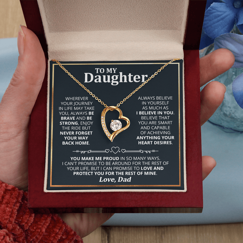 DS-1507590 - Daughter - Wherever your journey - Forever Love Necklace