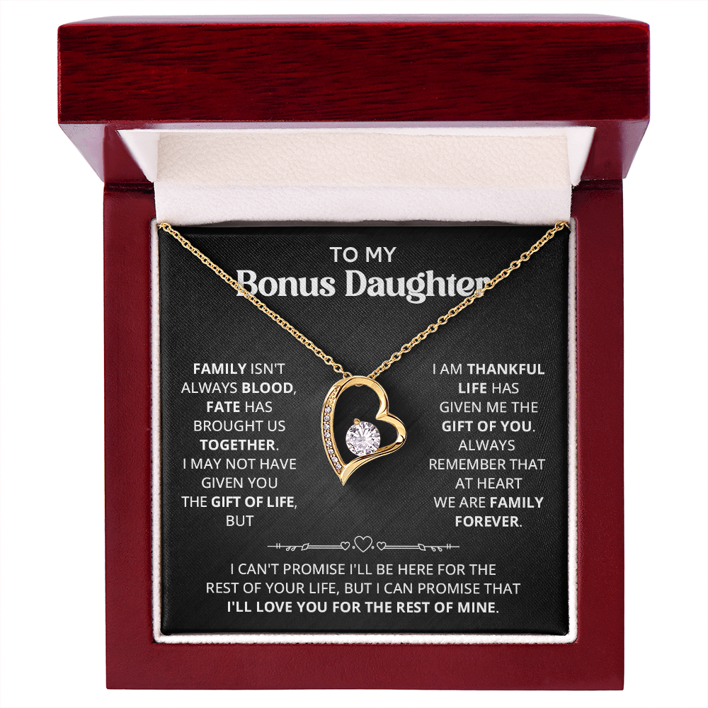 Necklace For Bonus Daughter - Forever Love Necklace