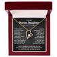 Necklace For Bonus Daughter - Forever Love Necklace - Black