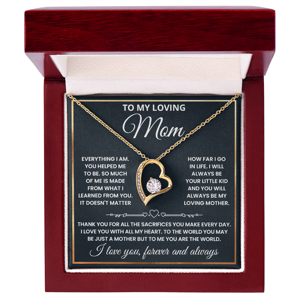 Mom - Everything I Am - Forever Love Necklace