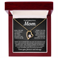Mom - Without You There Is No Me - Forever Love Necklace