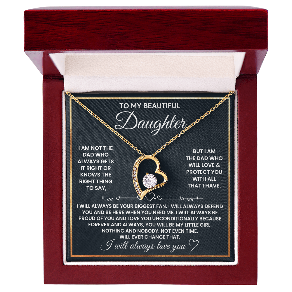 DS-1507599 - Daughter - Biggest fan - Forever Love Necklace
