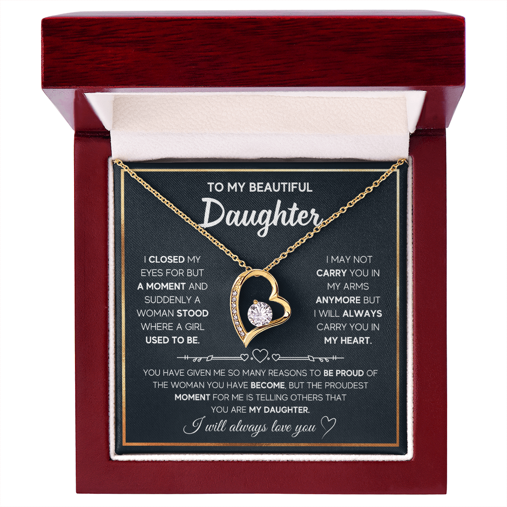 Daughter - A Moment - Forever Love Necklace