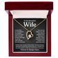 To My Wife - Breathing - Forever Love Necklace