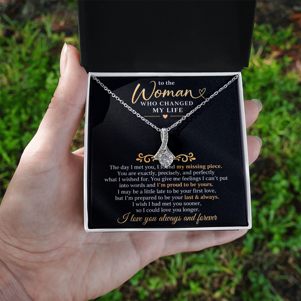 To The Woman Who Changed My Life - Alluring Beauty Necklace