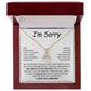 Im Sorry Gifts For Her, Apology Gifts For Her, I Am Sorry Gifts for Wife, Soulmate Gifts - I Take Full Responsibility - Giant Sorry Forgiveness Necklace with Message Card and Gift Box