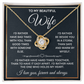 DS-1509039 - Wife  - I'd Rather have - Love Knot Necklace