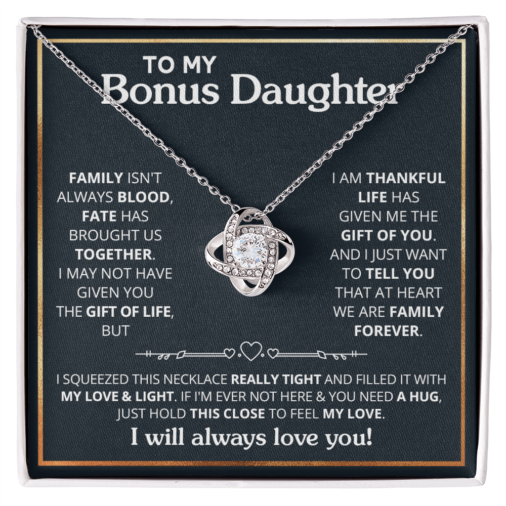 Bonus Daughter - Love Knot Necklace