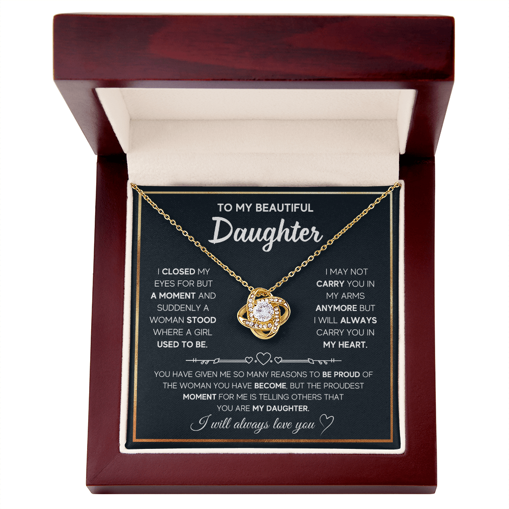 Daughter - A Moment - Love Knot Necklace