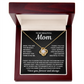 Mom - Without You There Is No Me - Love Knot Necklace