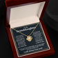 Granddaughter - Deep in your heart - Love Knot Necklace