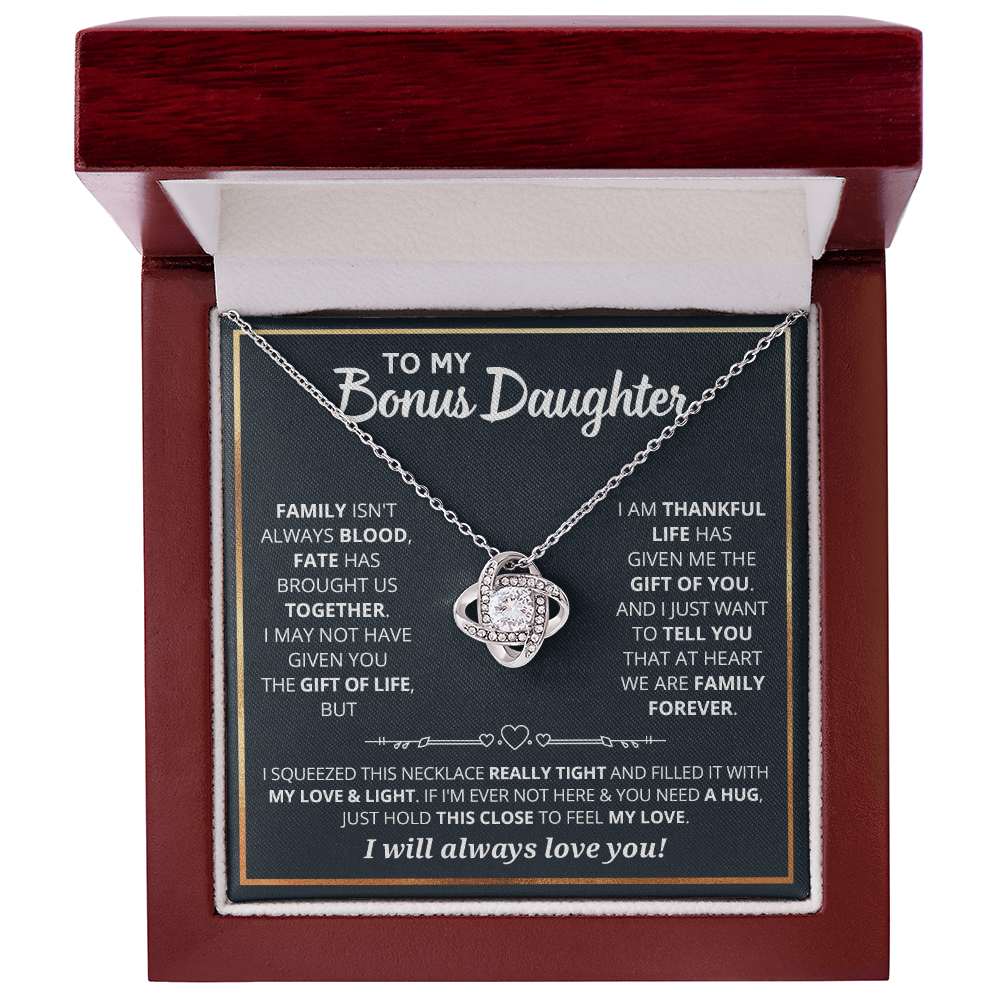 Bonus Daughter - Love Knot Necklace