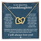 Granddaughter - Someday when the - Interlocking Hearts Necklace