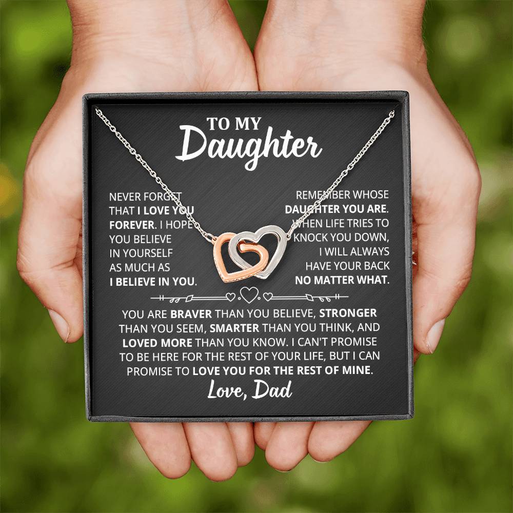 DS-3211314 - DS-3211315 - Interlocking Hearts Necklace