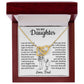Daughter - I am not the dad - Interlocking Hearts Necklace