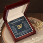 DS-1508261 - Granddaughter - Someday - Interlocking Hearts Necklace