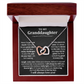 Granddaughter - As you grow older - Interlocking Hearts Necklace
