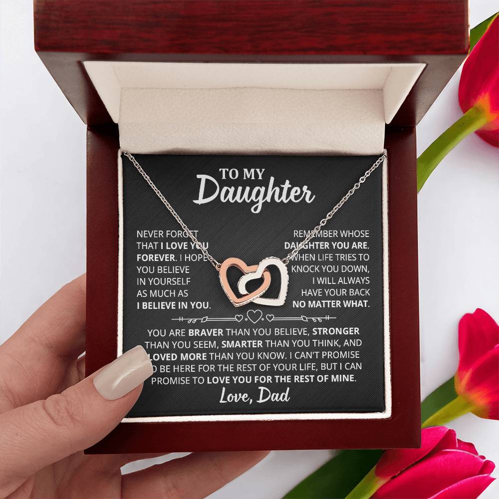 DS-3211314 - DS-3211315 - Interlocking Hearts Necklace