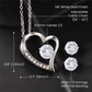 SO-4291486 - Forever Love Necklace & Cubic Zirconia Earrings