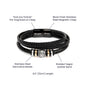 To My Son Never Walk Alone - Love You Forever Bracelet