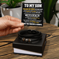 To My Son - I Believe In You - Love You Forever Bracelet